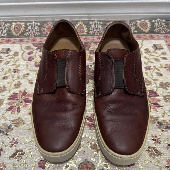 Frye Shoes Men Size 10 Brown Casual Sneaker Leather Style 7200043 - Picture 2 of 10